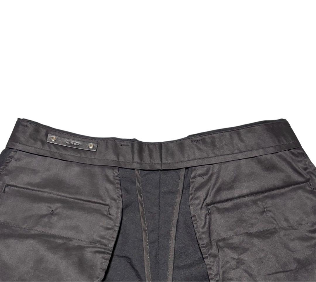 【極美品】MINEDENIM WOOL TROPICAL TAPERED TRS