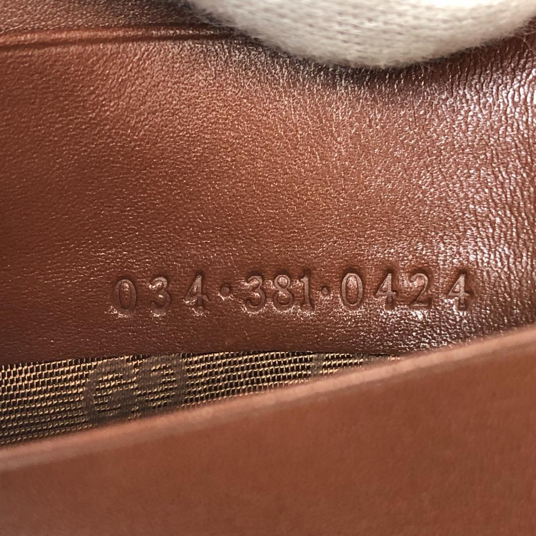 【未使用保管品】9F449 グッチ オールドグッチ 札入れ レザー ブラウン