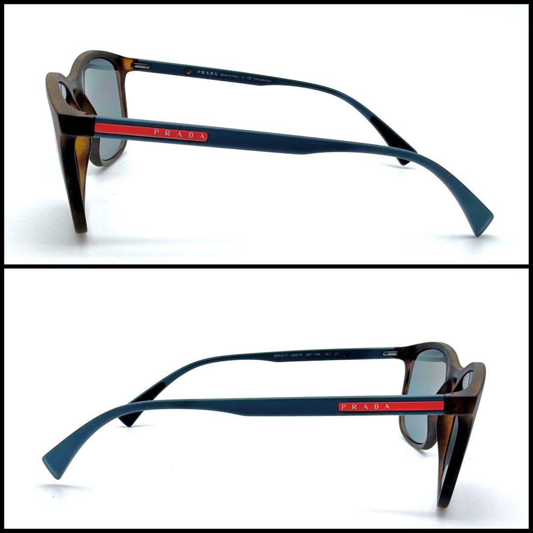 【良品】PRADA SPORTプラダスポーツ　ウェリントンサングラス　ベッコウ柄