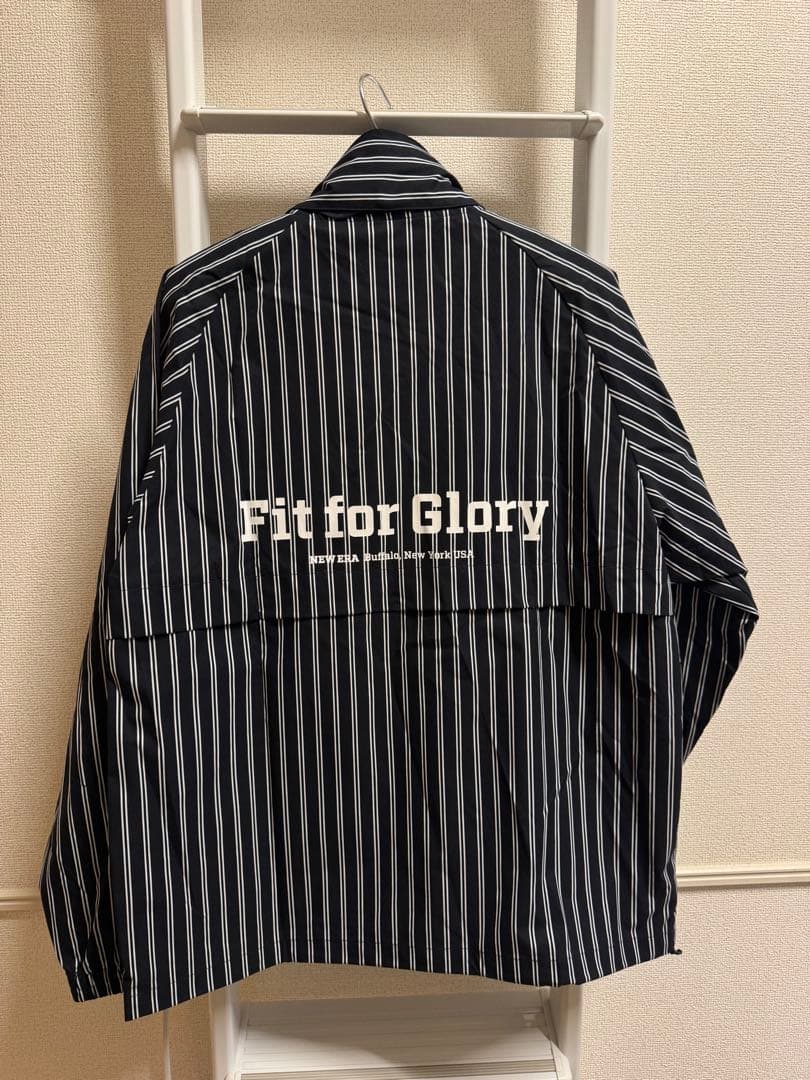 【美品】ニュー エラ ネイビーストライプ ゴルフ アウター ジャケット