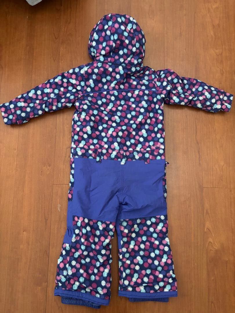 【美品】BURTON バートンキッズ スキーウェア ウエア つなぎ 4T