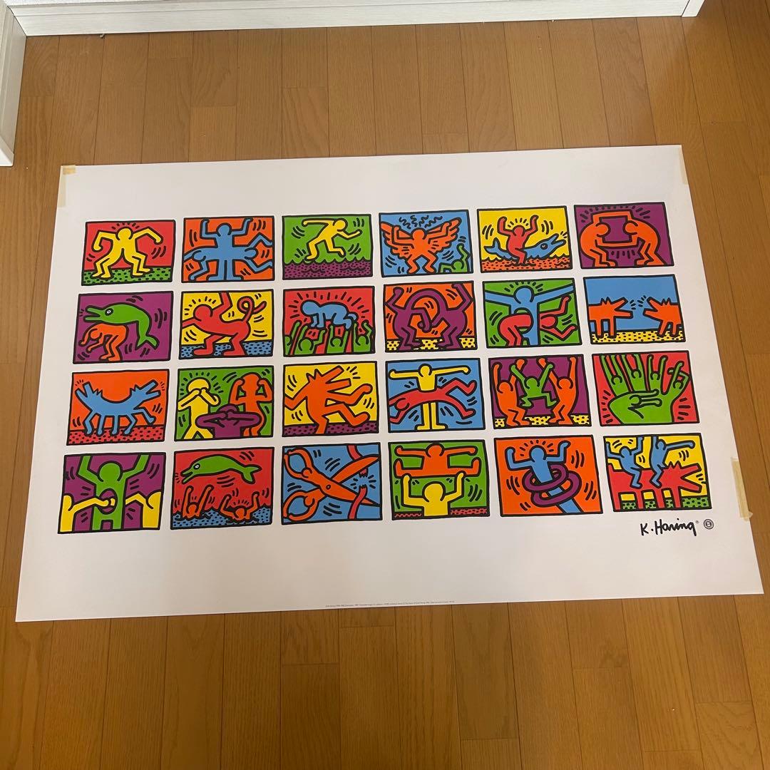 1989 キースヘリング　レトロスペクト　ポスター　Keith Haring