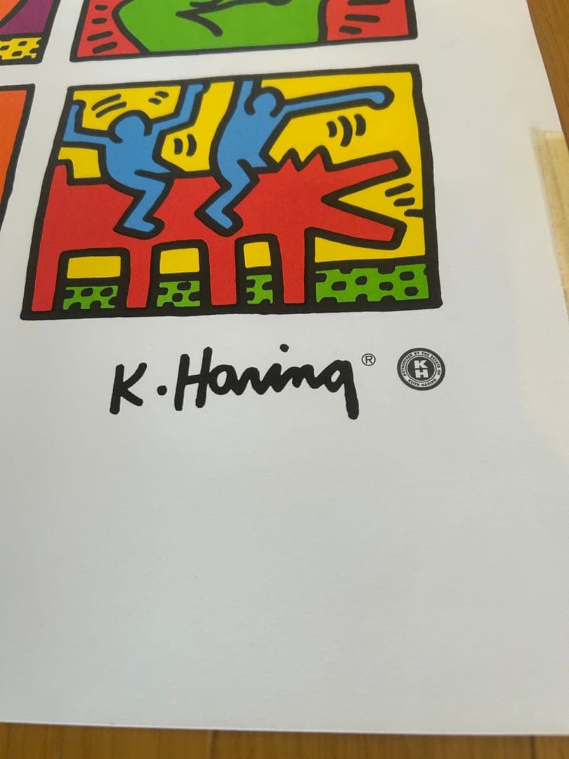 1989 キースヘリング　レトロスペクト　ポスター　Keith Haring