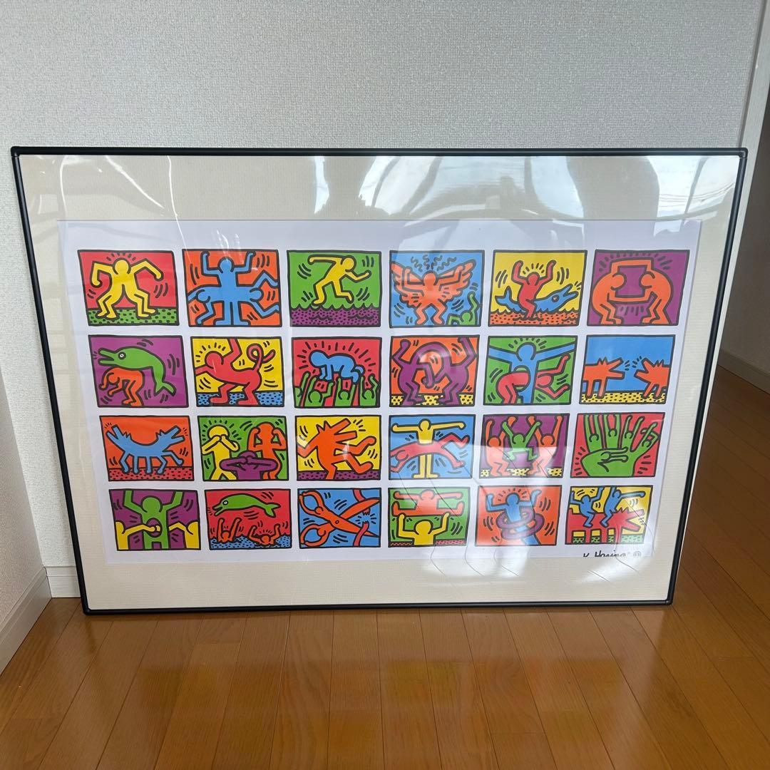 1989 キースヘリング　レトロスペクト　ポスター　Keith Haring