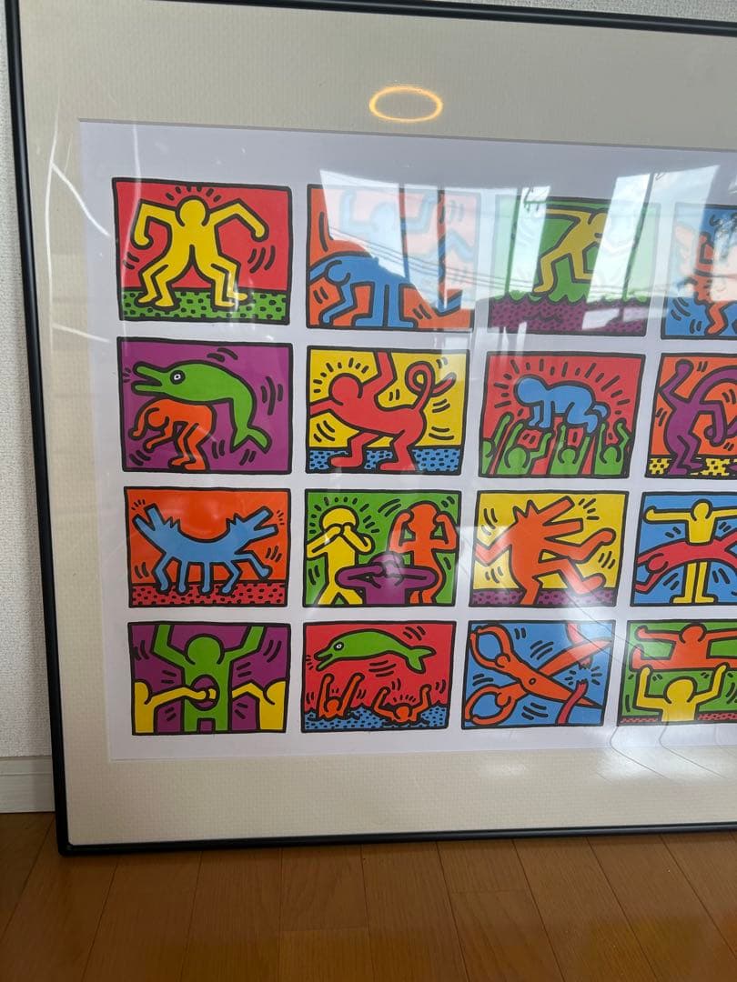 1989 キースヘリング　レトロスペクト　ポスター　Keith Haring