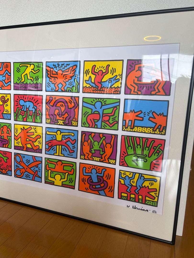 1989 キースヘリング　レトロスペクト　ポスター　Keith Haring