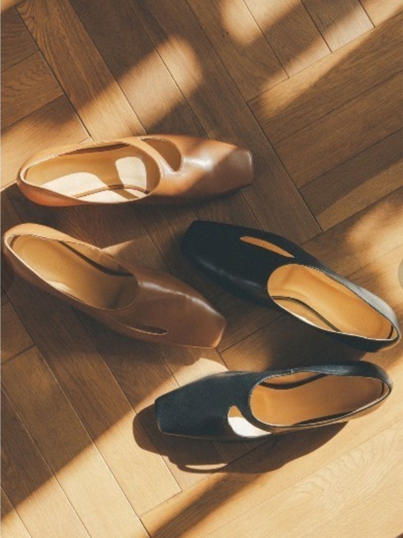 CLANE ASYMMETRY HOLE クラネ　フラットジュース　ブラウン