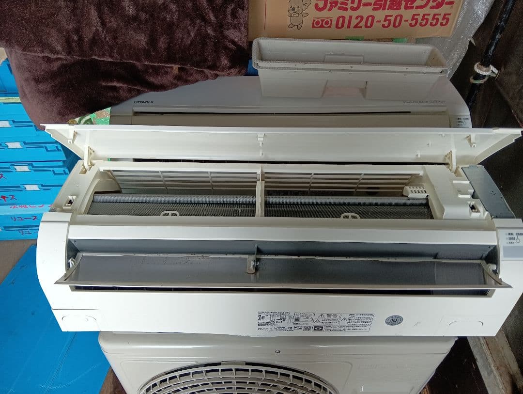 日立・ルームエアコン・白くまくんDBKシリーズ6畳用・RAS-DBK22J-W②