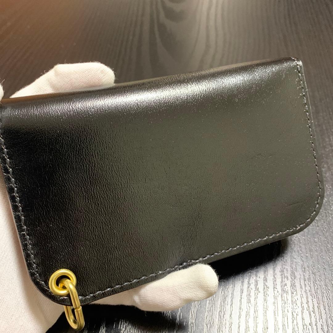 トラッカーウォレット　horse leather CA008 チェーン付き