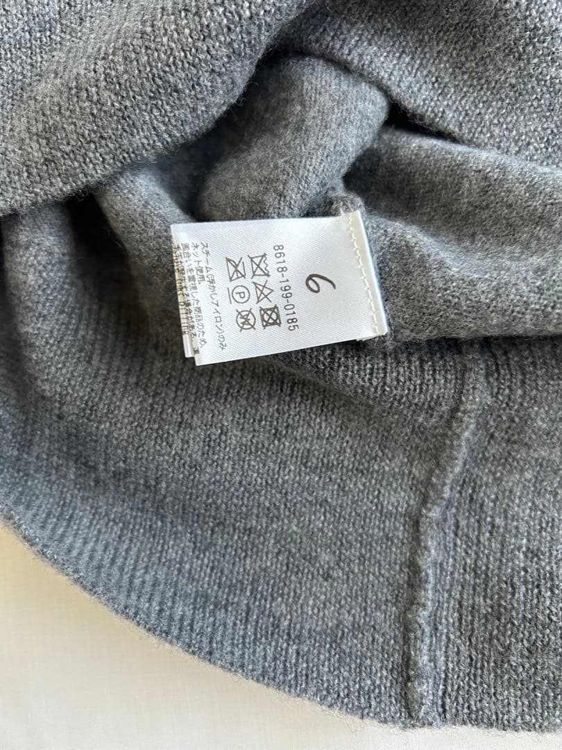 【新品未使用】6(ROKU) ウール ボイル ニットベスト