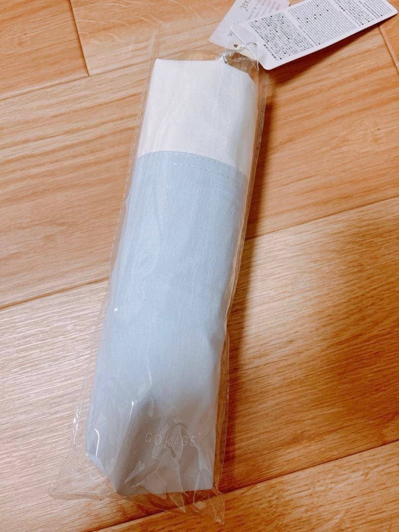 【大人気即完売】 COKAGE+ 日傘 パウダーブルー ×リリィホワイト