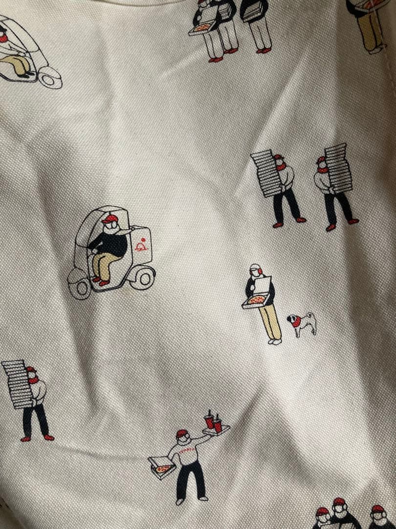 TEMBEA バケットトート ピザ柄 名作 テンベア