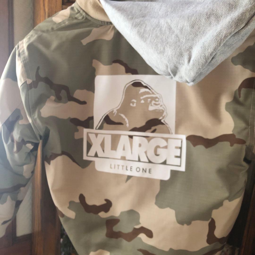 XLARGE 迷彩柄　中綿ジャケット　130サイズ