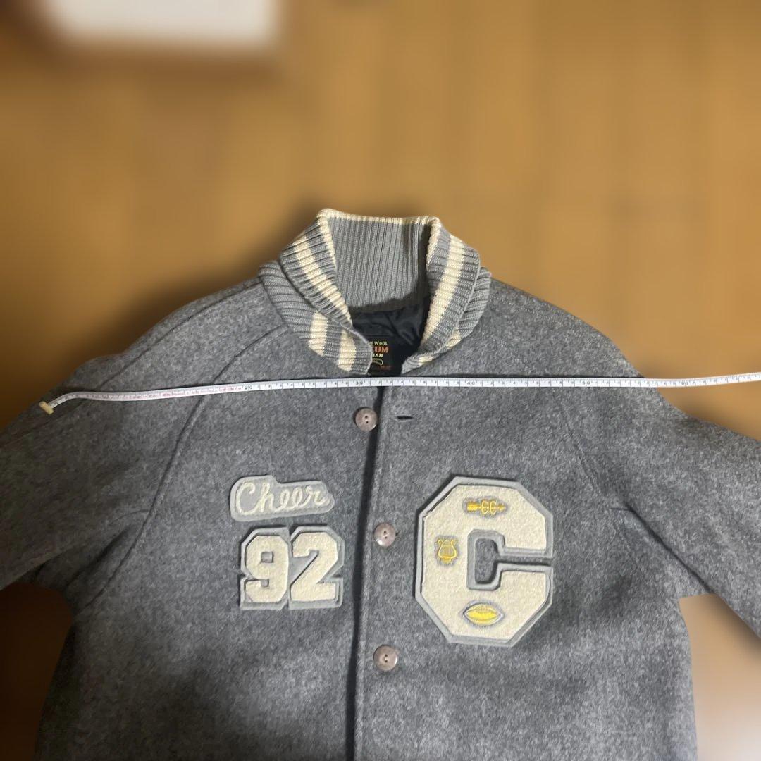 H*x様 SKOOKUM スタジャン グレー 38