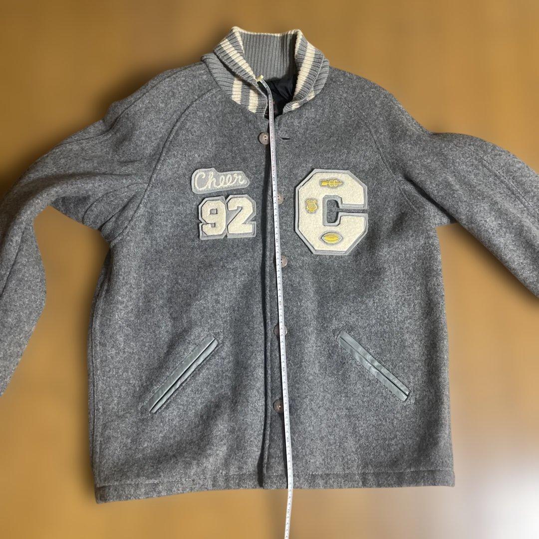 H*x様 SKOOKUM スタジャン グレー 38