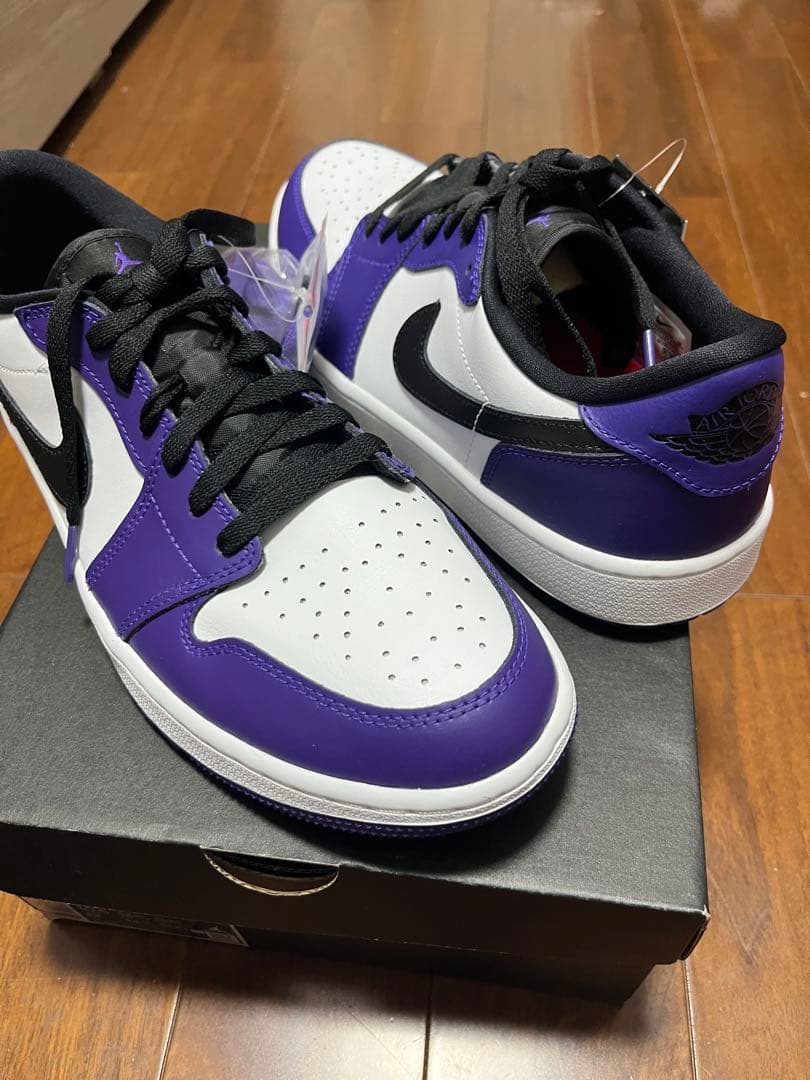 シューズ(男性用) 28.5cm Air Jordan 1 Golf Court Purple