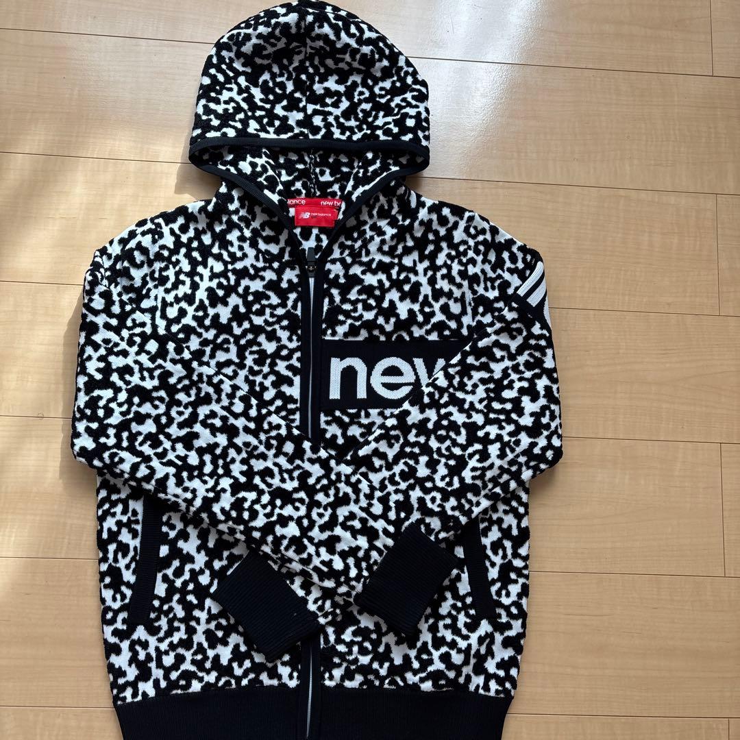 New Balance golfヒョウ柄ジャケット1
