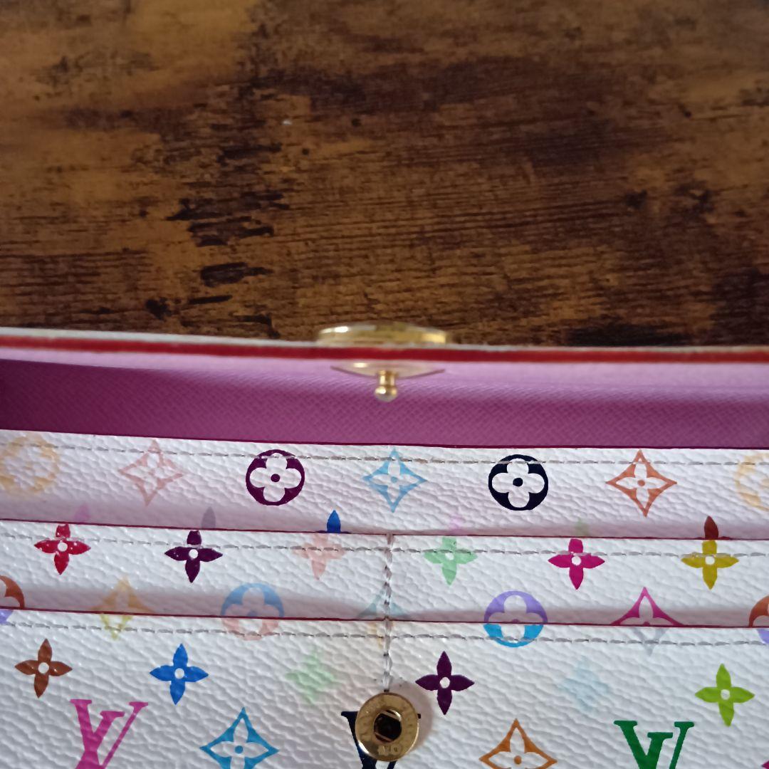 ルイヴィトン マルチカラー ポルトフォイユ サラ 長財布