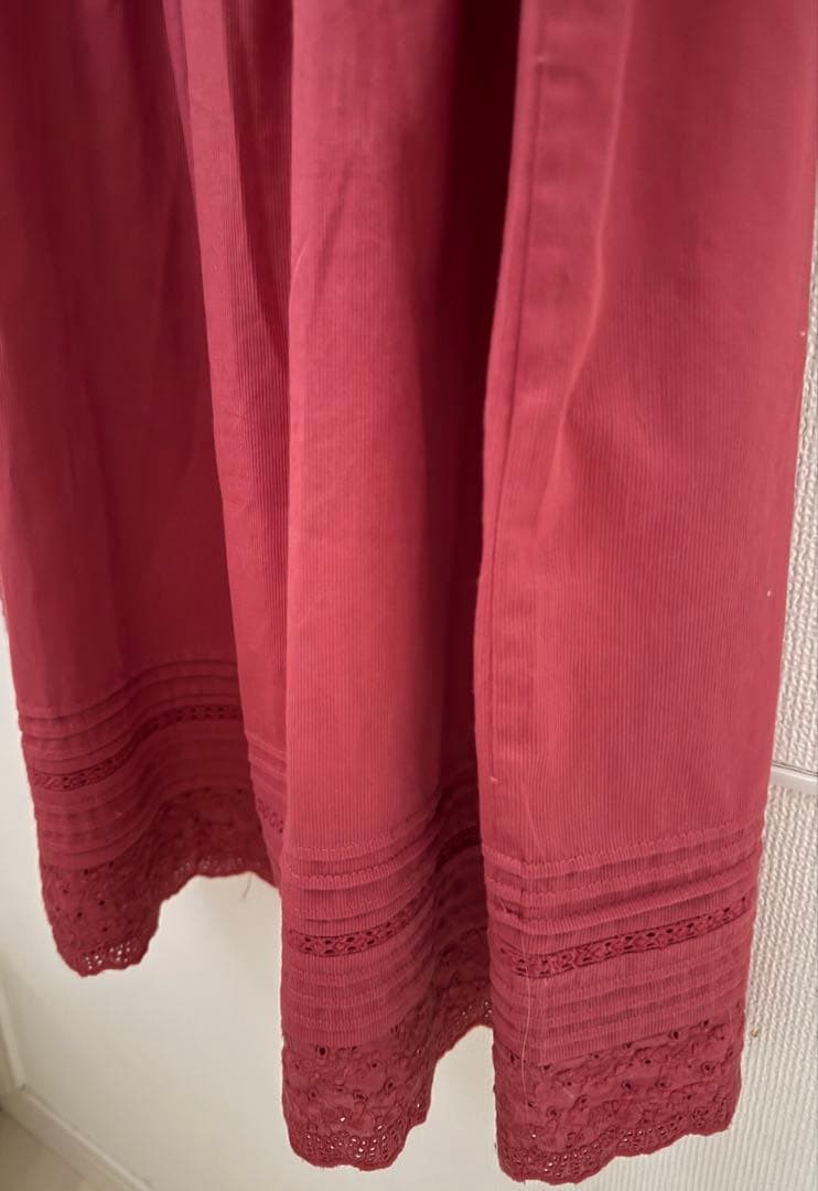 新品タグ付き　Bonpoint ボンポワン　レースフリルワンピース　14A