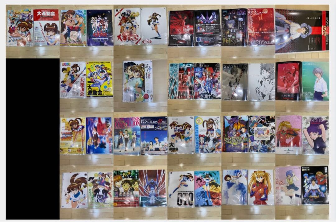 ち*お様 Ｂ２【激レア入り】ポスターまとめ売り　新世紀エヴァンゲリオン DVD