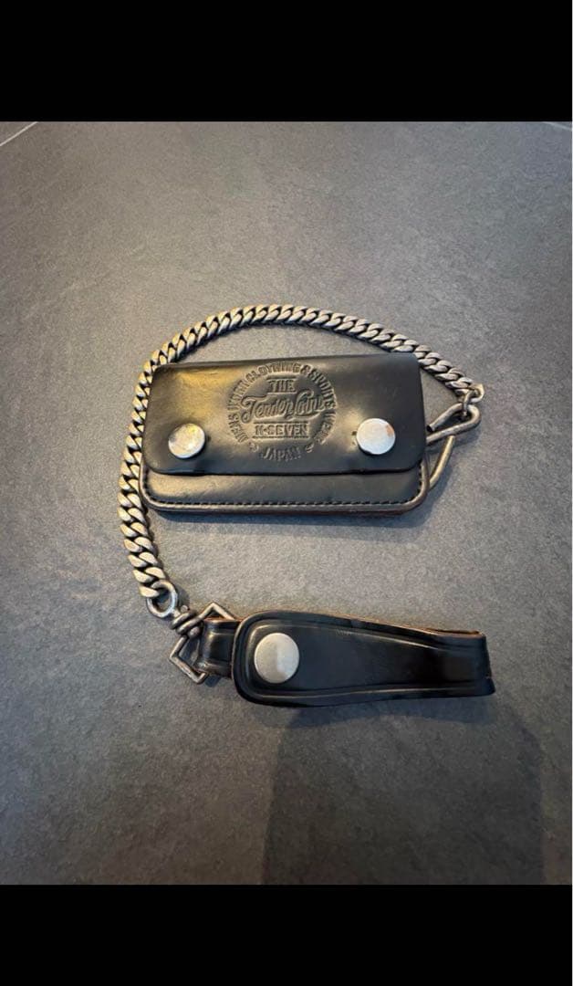 テンダーロイン　黒いレザーウォレットチェーン