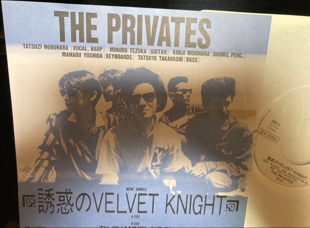 THE PRIVATES 誘惑のVELVET KNIGHT プロモ7インチ