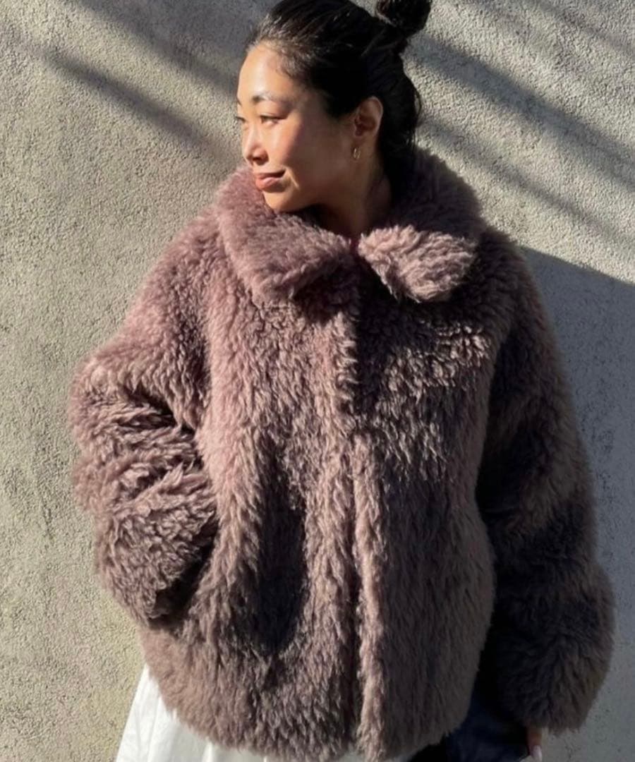 SeaRoomlynn Wool mix BOAコート　グレージュ