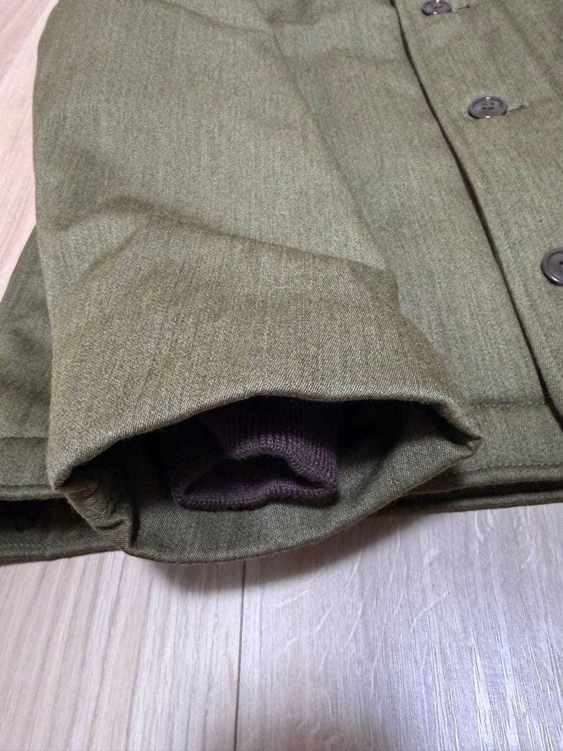 BONCOURA デッキジャケット　ミリタリーオリーブ　ボンクラ ボアアウター