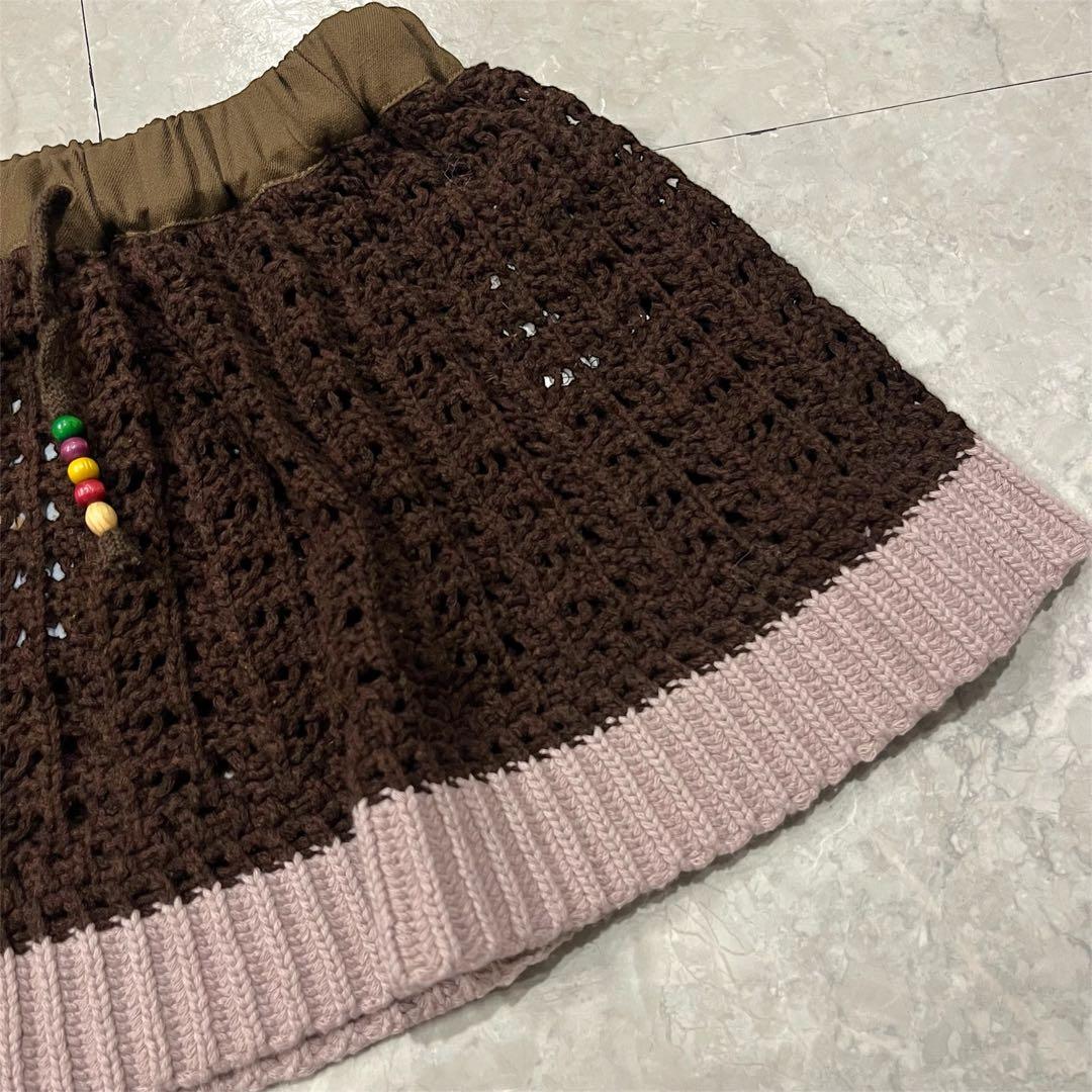 【新品未使用】COYSEIO ニットミニスカート ブラウン