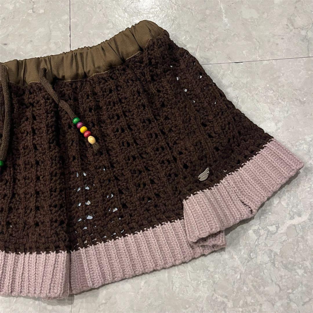 【新品未使用】COYSEIO ニットミニスカート ブラウン