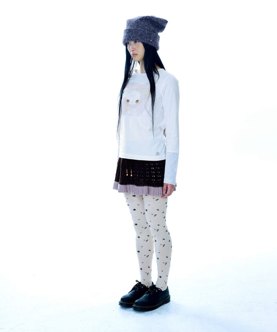 【新品未使用】COYSEIO ニットミニスカート ブラウン