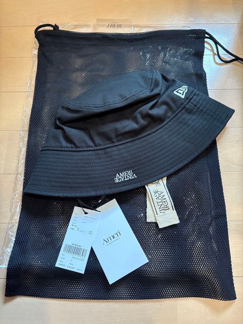 NEW ERA × Ameri LOGO TAPE BUCKETHAT