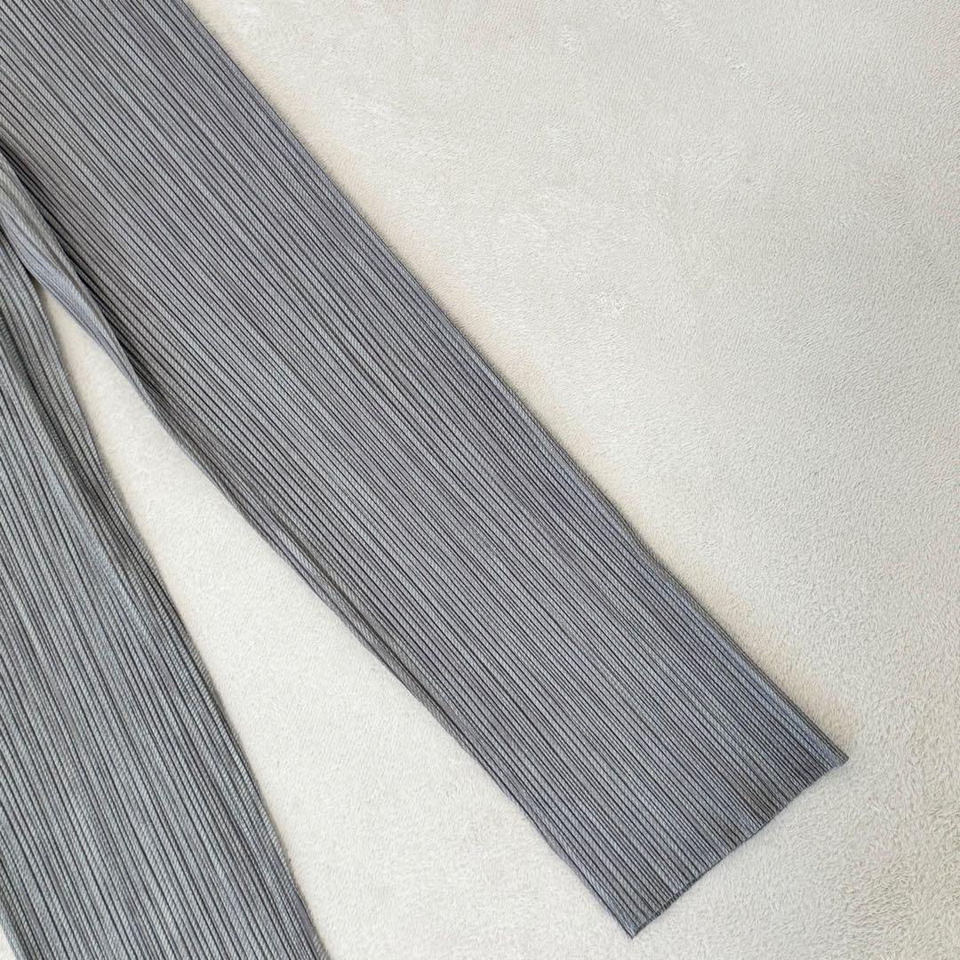 美品✨PLEATS PLEASE プリーツ　グレー　ボトムス　サイズ1