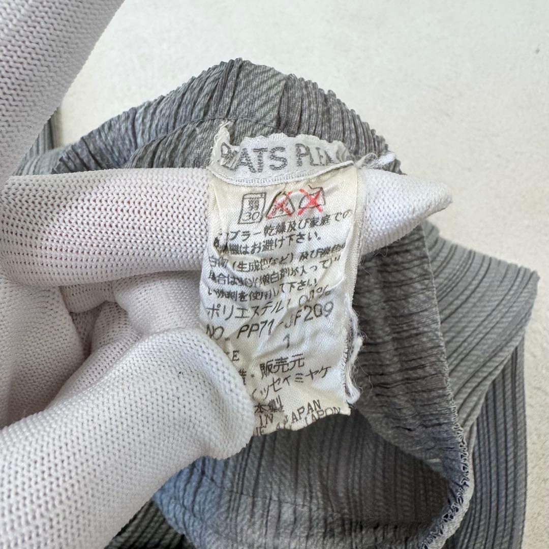 美品✨PLEATS PLEASE プリーツ　グレー　ボトムス　サイズ1