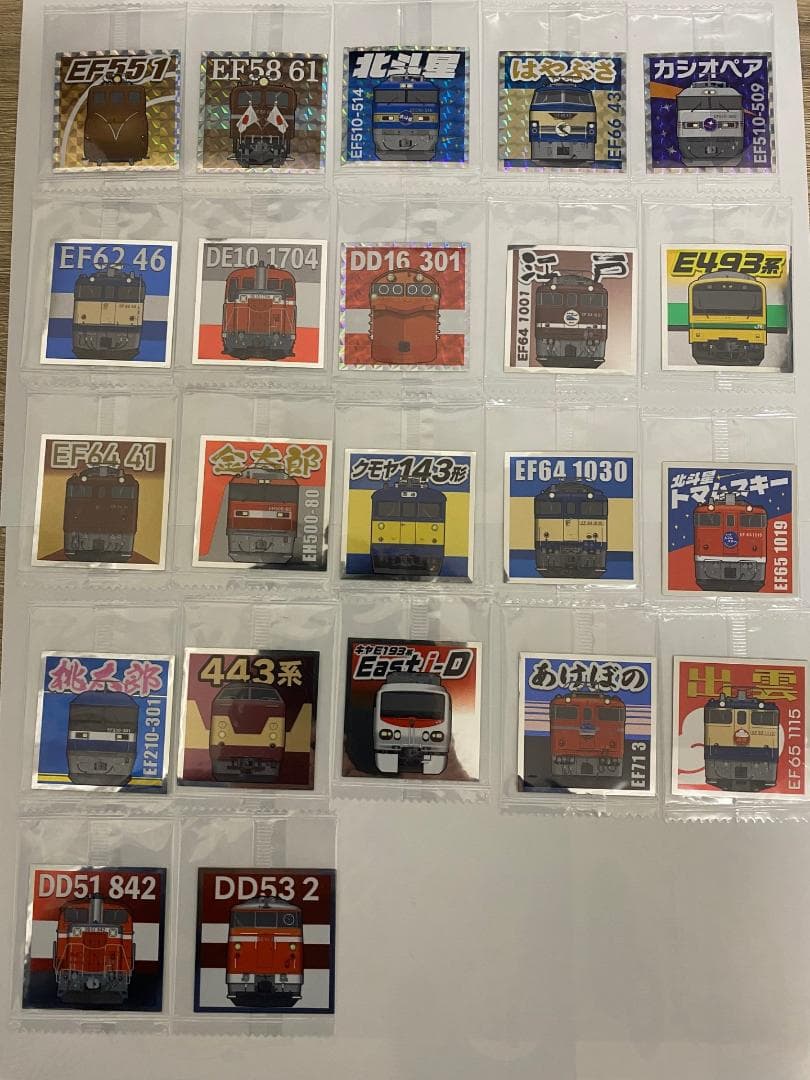 JR東日本鉄シール第一弾/第二弾コンプリート＋ファイル+アクリルスタンド(2種)