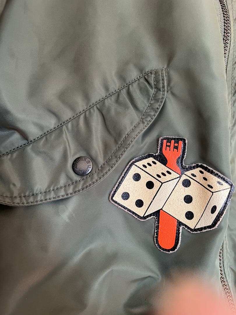 AVIREX L-2B トップガン フライトジャケット オリーブグリーン　L