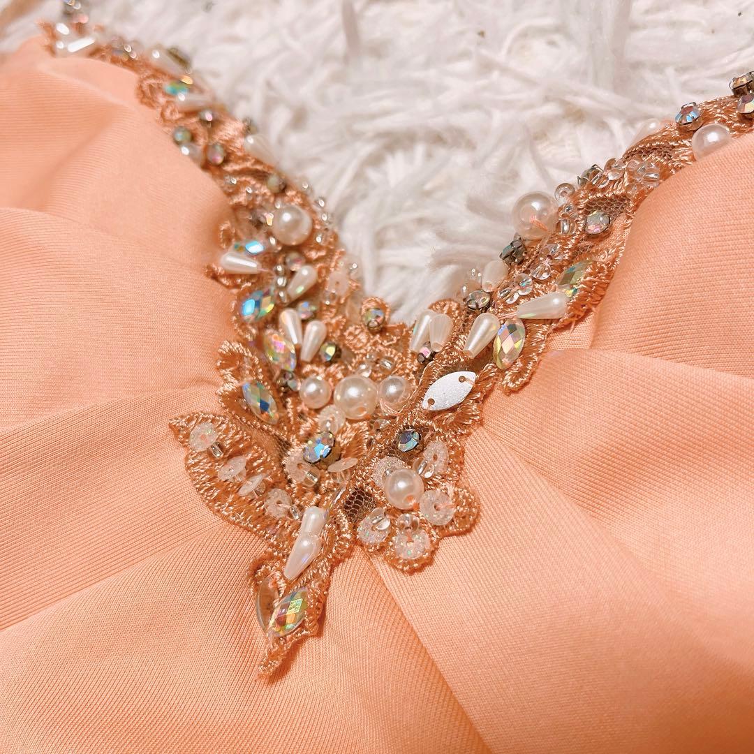 AR エンジェルアール キャミソール ビジュー タイト ミニ ドレス S