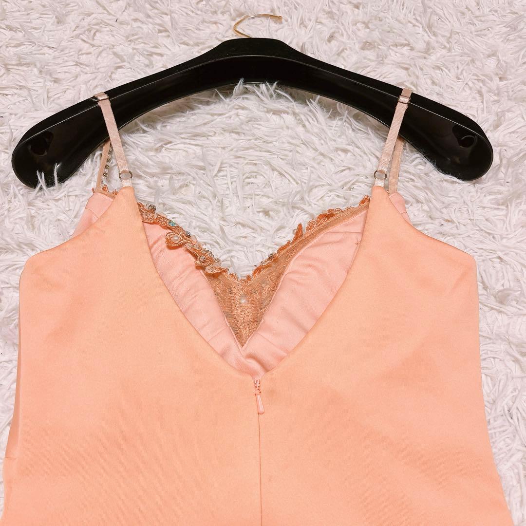 AR エンジェルアール キャミソール ビジュー タイト ミニ ドレス S