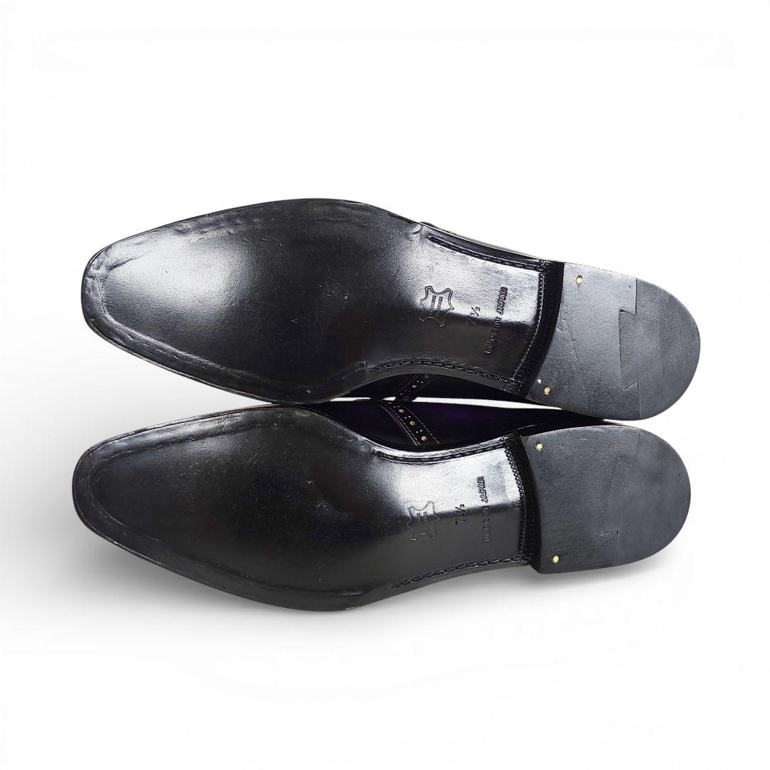 定価4.4万|Mon model|プレーントゥ|パティーヌ|7.5|紫