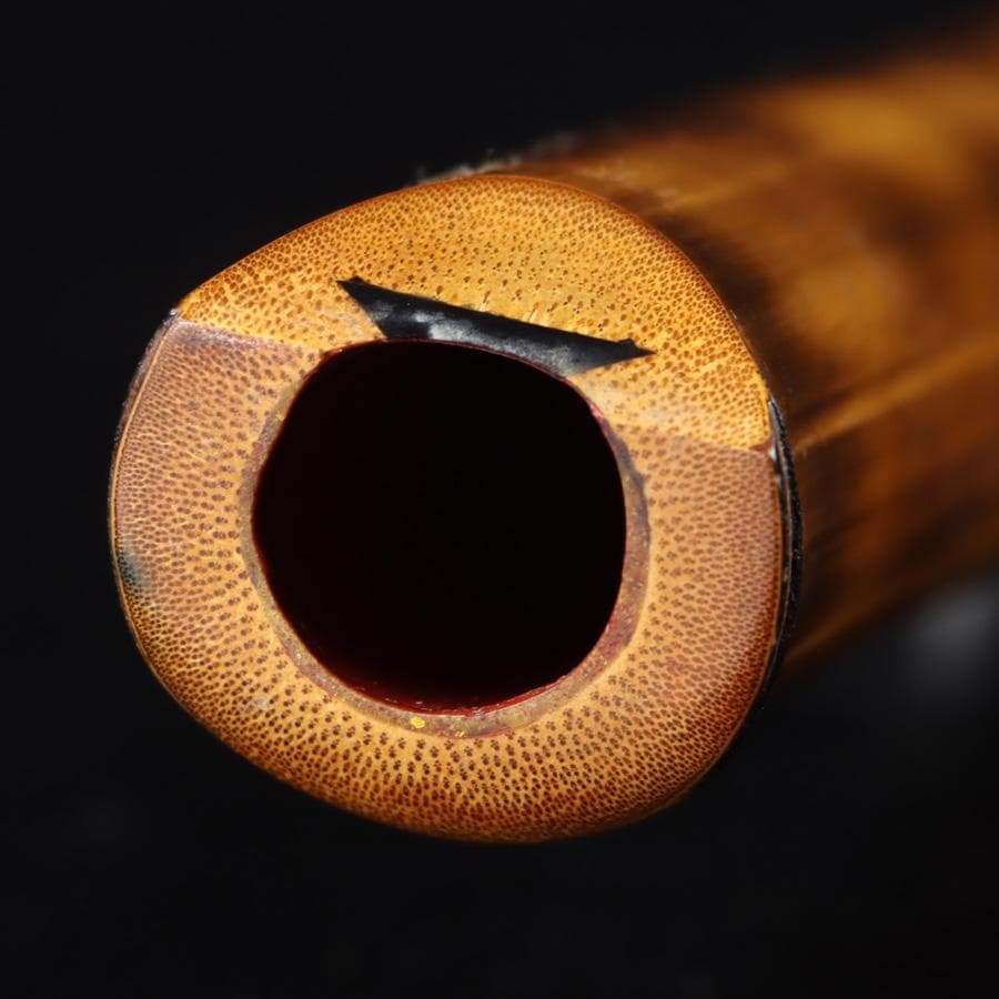 専用Y3279-6 琴古流 尺八 隆風 銀三線 螺鈿細工 全長69.5㎝ 　EE