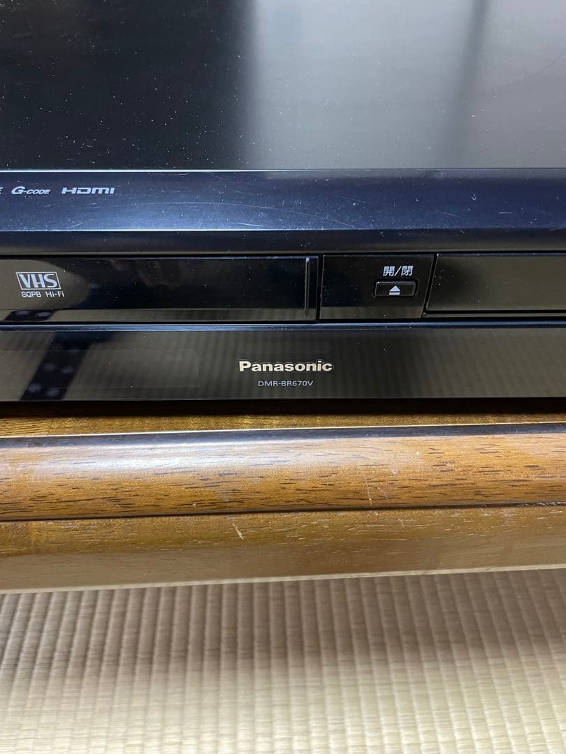 Panasonic ブルーレイレコーダー DMR-BR670V VHS対応