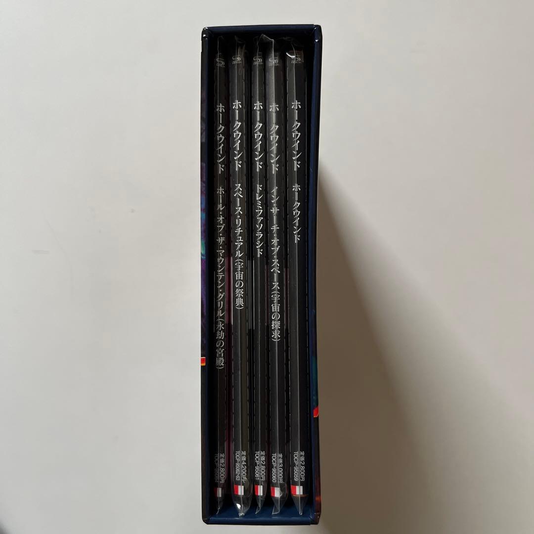 ホークウインド紙ジャケットSHM-CD５タイトル・セットDU特典BOX巻き帯付き