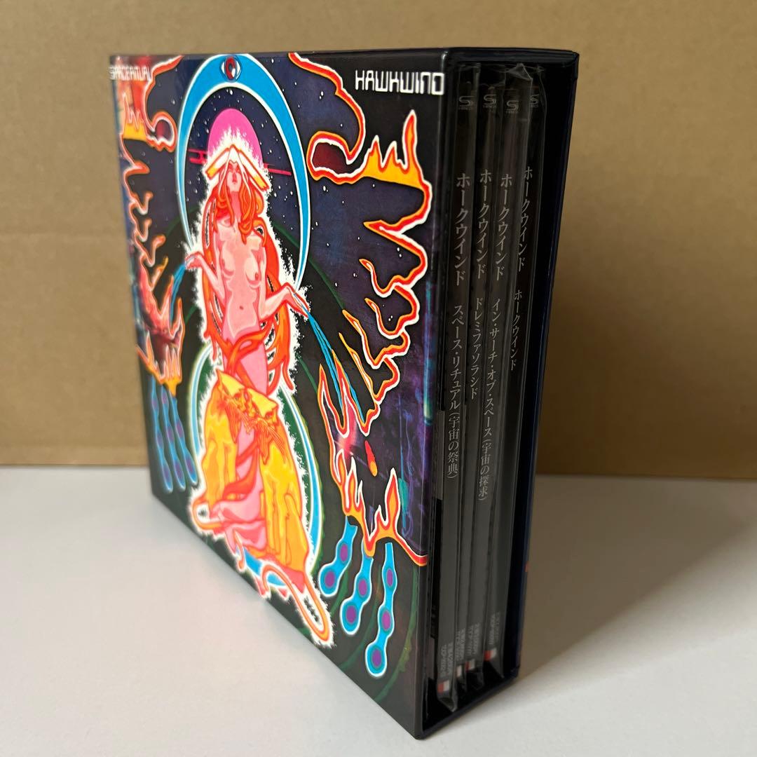 ホークウインド紙ジャケットSHM-CD５タイトル・セットDU特典BOX巻き帯付き