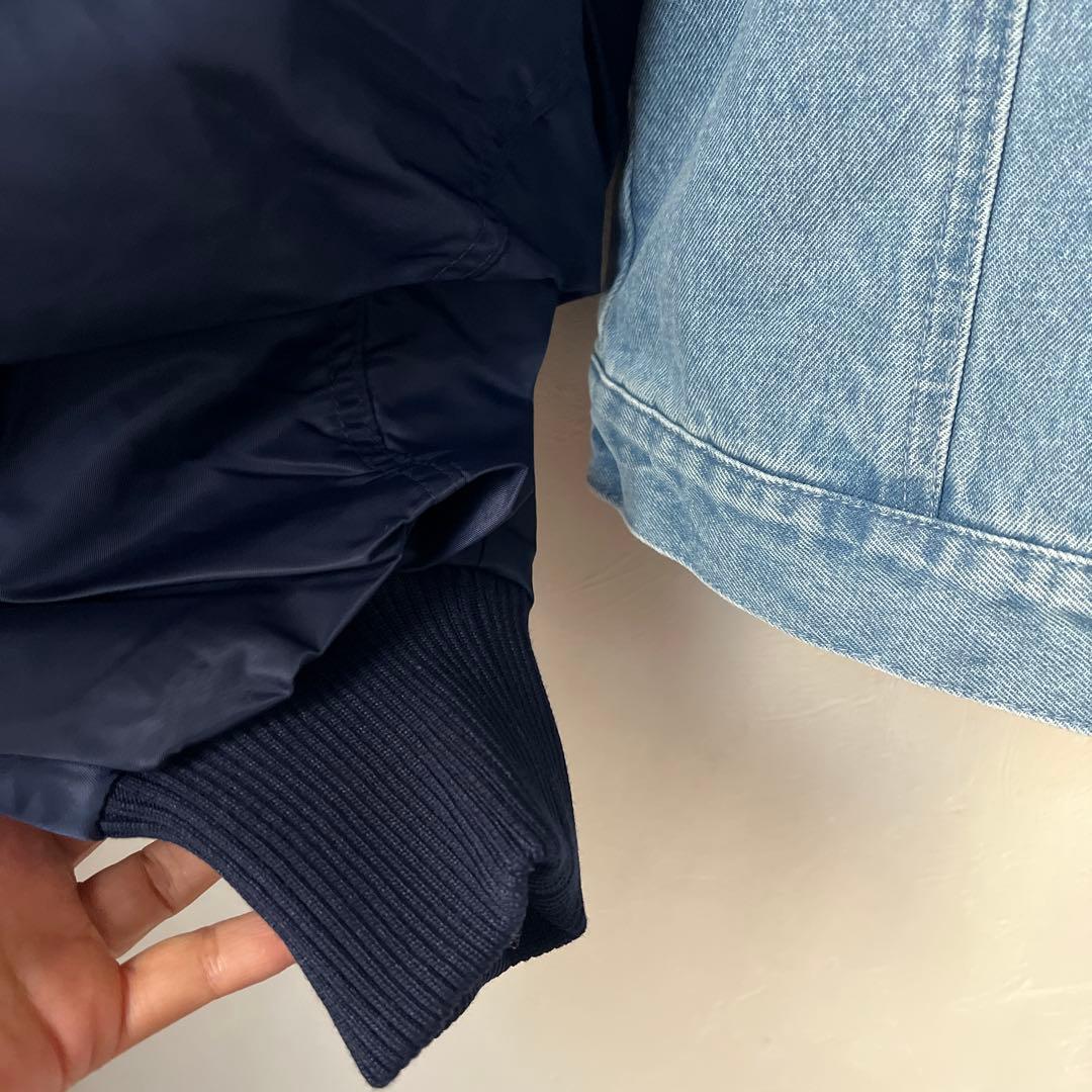 【新品未使用タグ付】RADIATE デニムジャケット・MA1 ナイロン袖