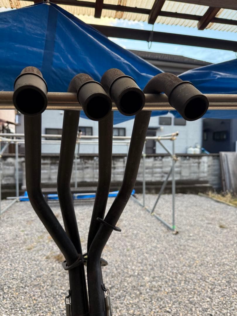 ゼファー400用　ガニマタブレット　サイレンサースタンド付