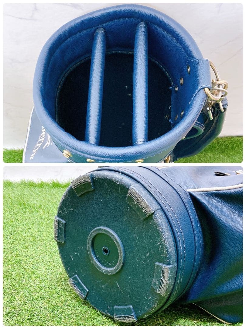 M Burberrys バーバリー　キャディバッグ　ネイビー　クラブケース