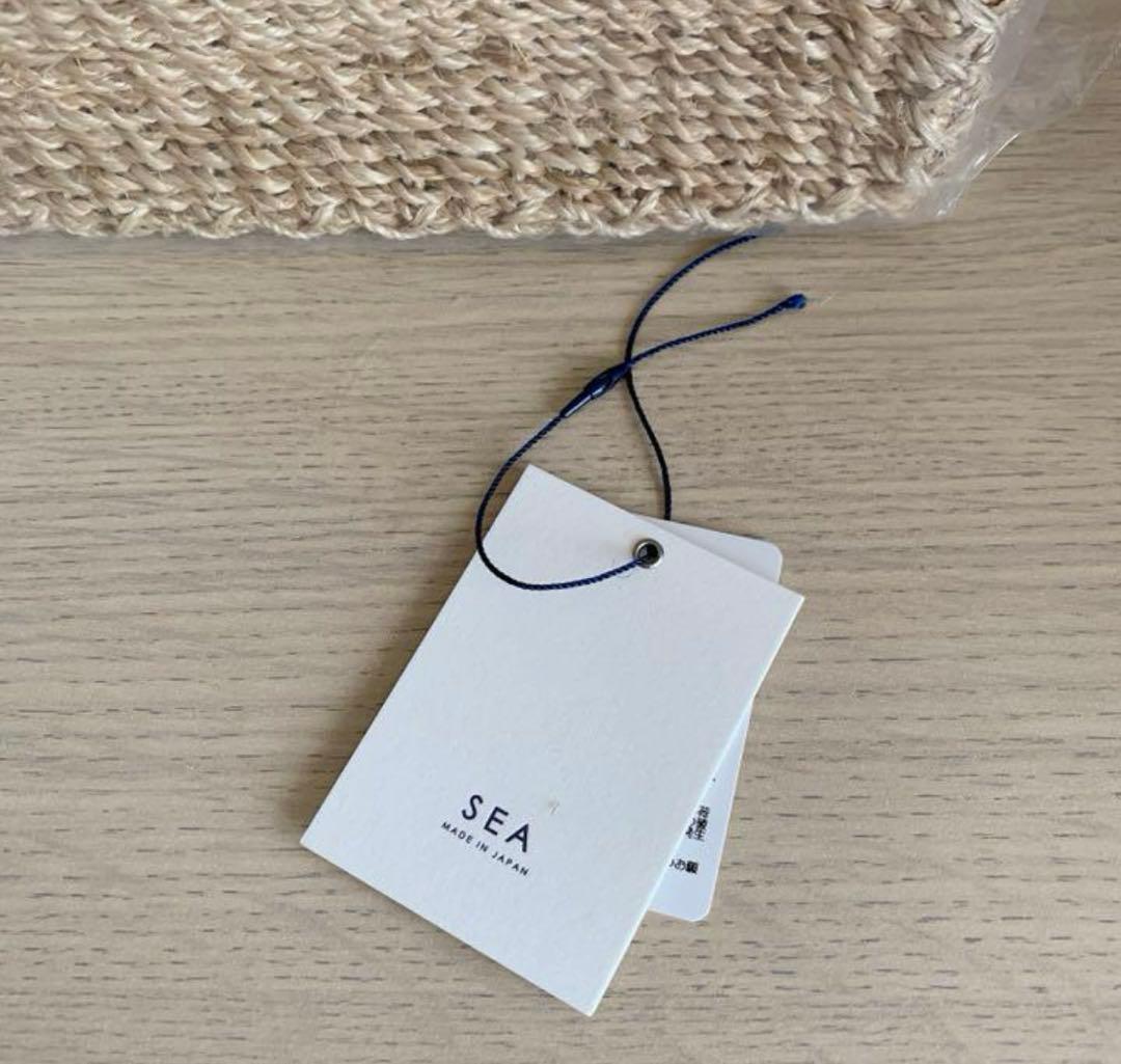 SEA かごバッグ シー カゴバッグ ブラック Sサイズ 状態良好