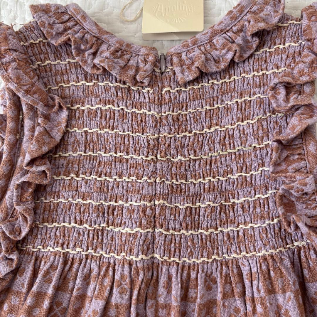 apolina 刺繍ワンピース　5-7y