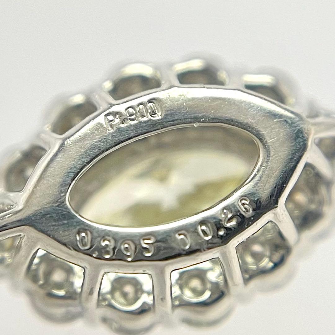 ダイヤ ネックレス プラチナ ダイヤモンド マーキスカット トップ ペンダント