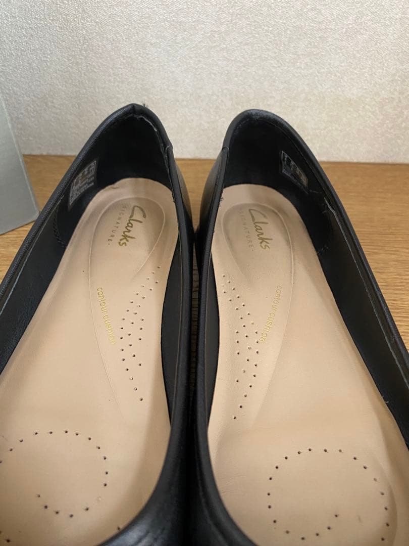 専用❗️☆Clarks(クラークス)☆フラットバレエシューズ黒24cm